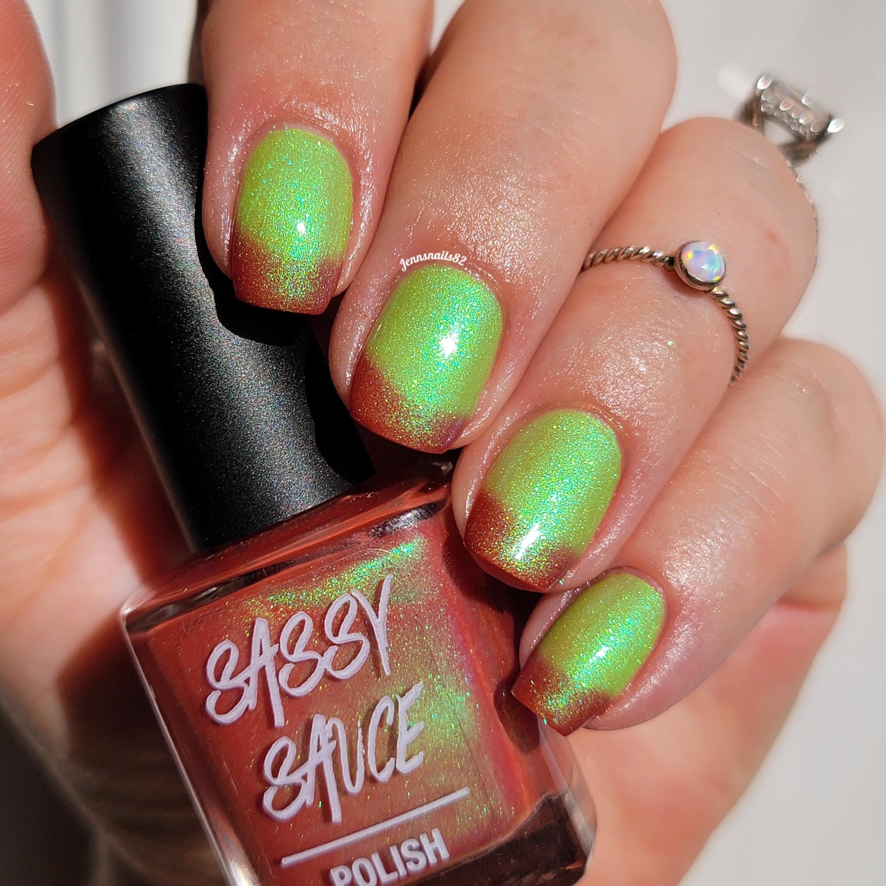 Sassy Sauce Polish | Twisted Terracotta Tanzanite