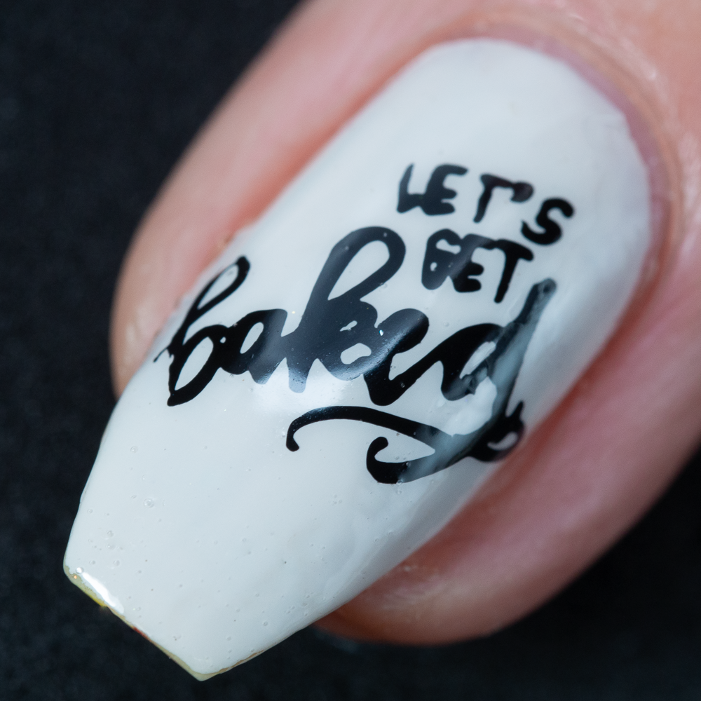Hit the Bottle | "Bah Humbug 02" - stamping plate
