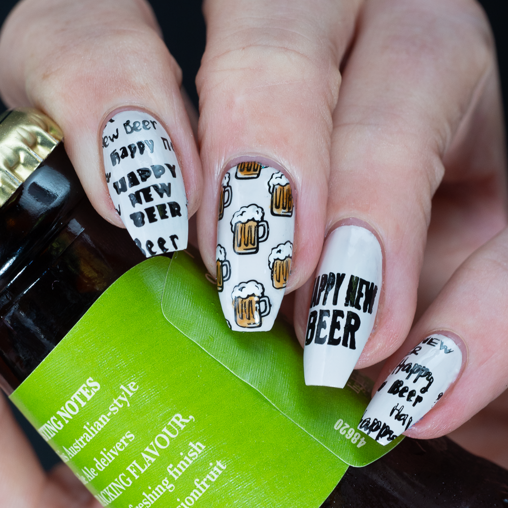 Hit the Bottle | "Bah Humbug 02" - stamping plate
