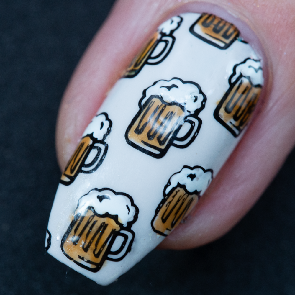 Hit the Bottle | "Bah Humbug 02" - stamping plate