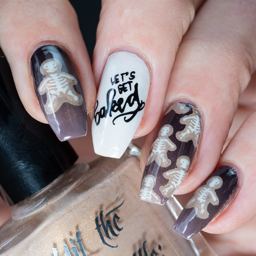 Hit the Bottle | "Bah Humbug 02" - stamping plate