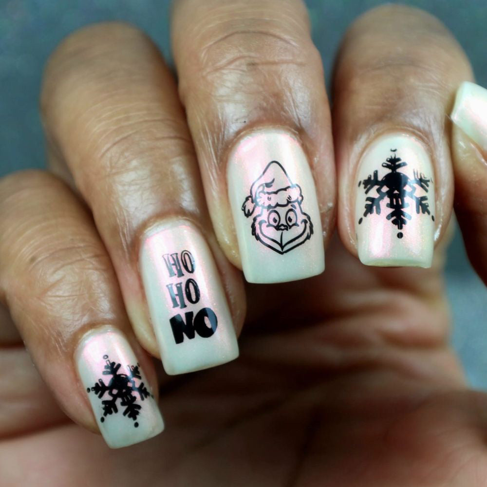 Hit the Bottle | "Bah Humbug 04" - stamping plate