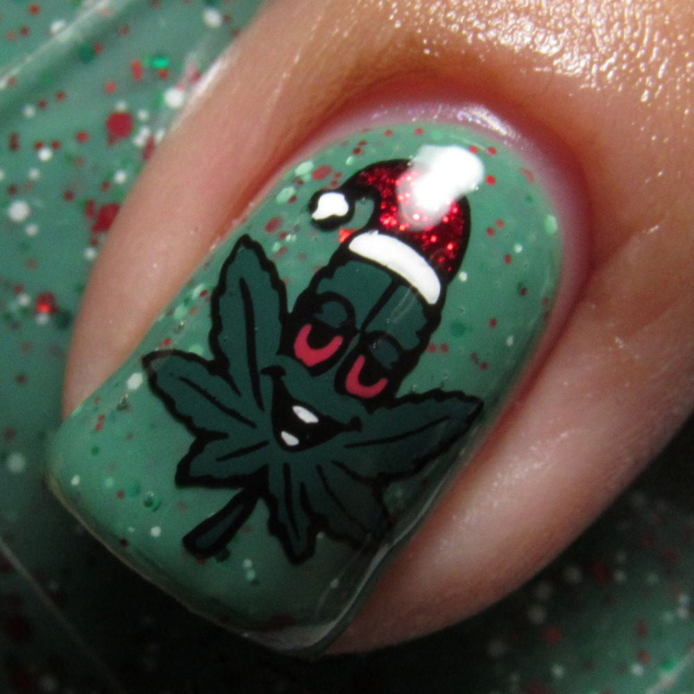 Hit the Bottle | "Bah Humbug 04" - stamping plate