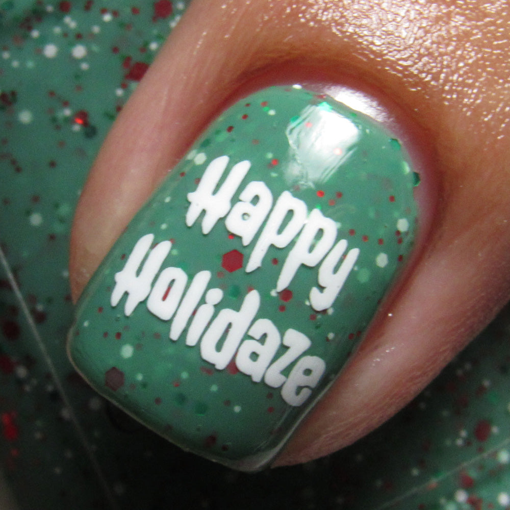 Hit the Bottle | "Bah Humbug 04" - stamping plate