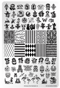 Halloween stamping plate