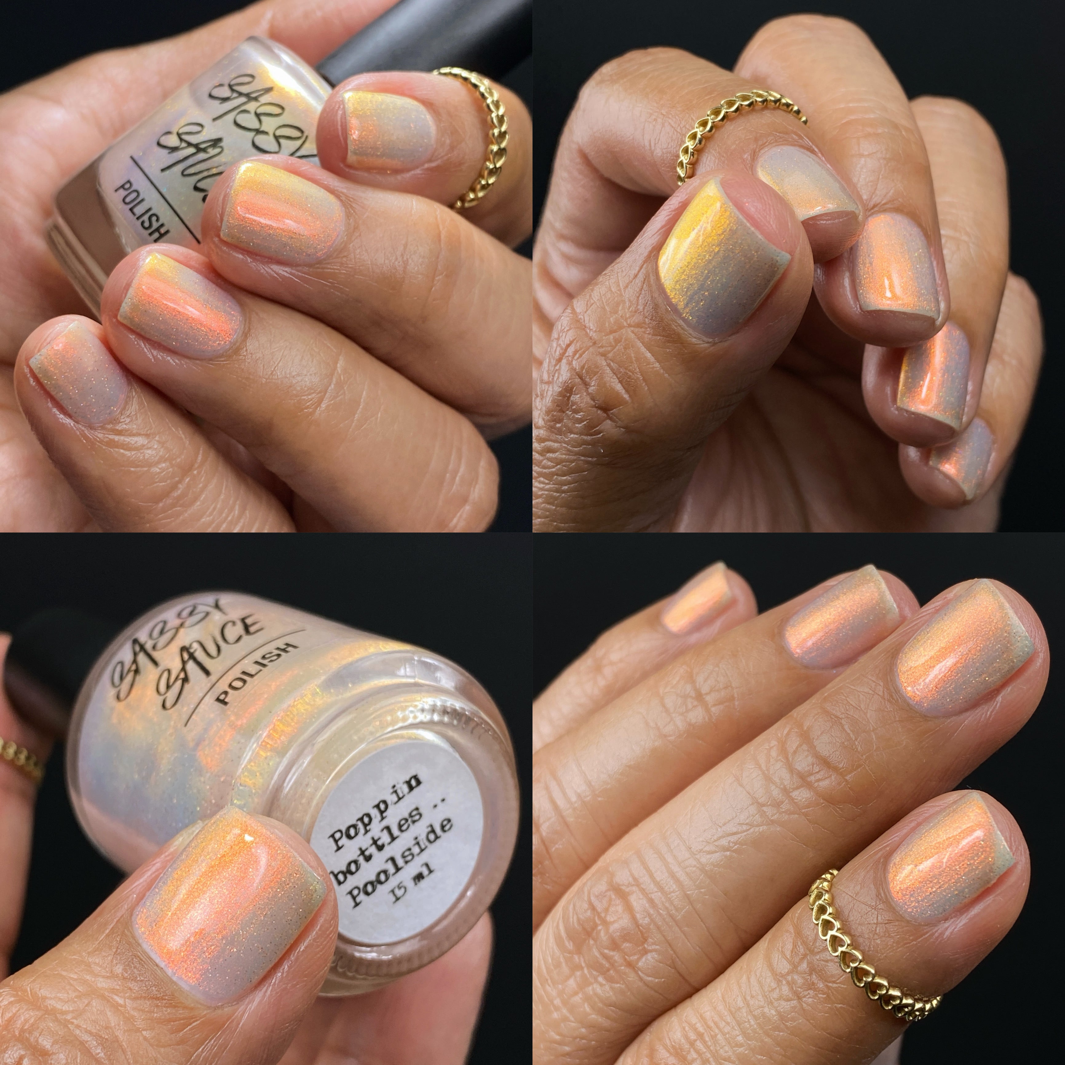 Sassy Sauce Polish | Poppin bottles poolside