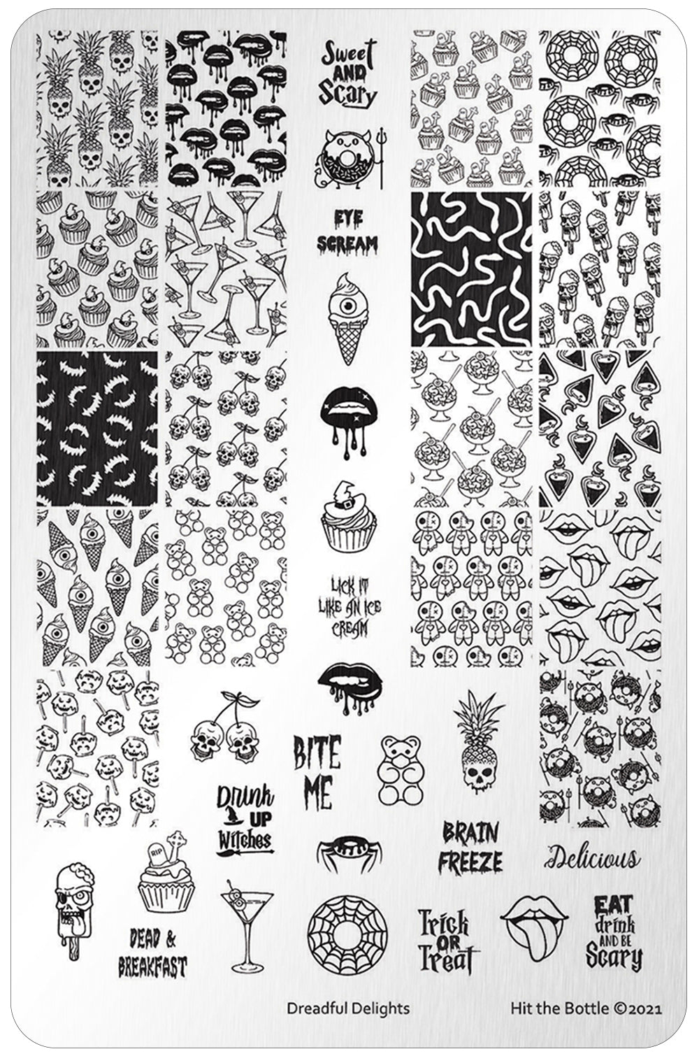 Hit the Bottle | "Dreadful Delights" - stamping plate