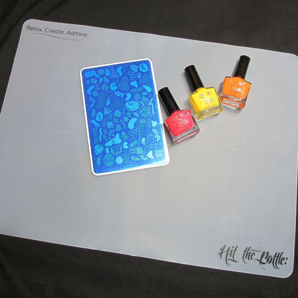 Hit the Bottle Polishes | Large Stamping Mat