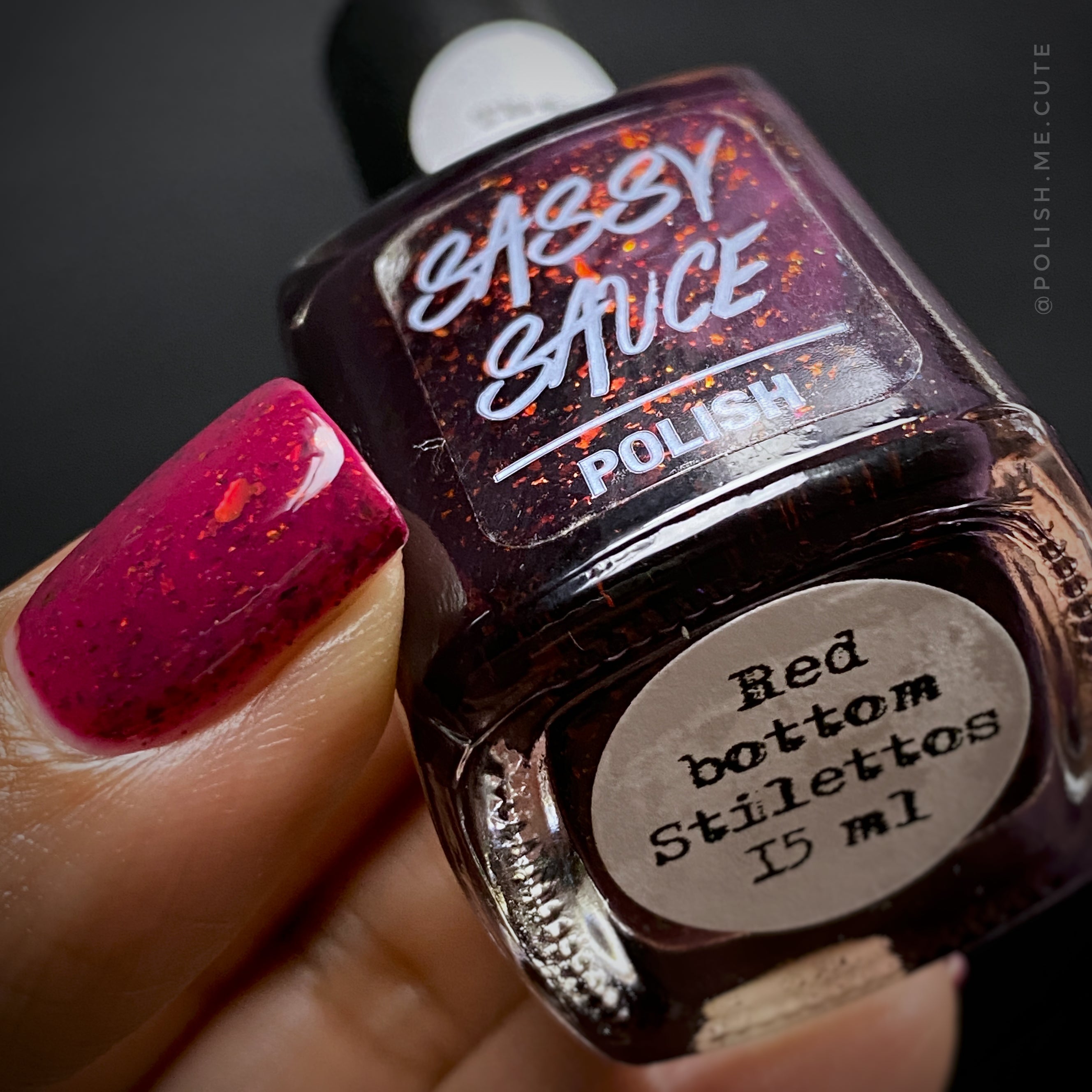 Sassy Sauce Polish | Red Bottom Stilettos