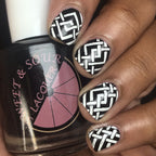 Sweet & Sour Lacquer | Black Velvet and White Silk Duo