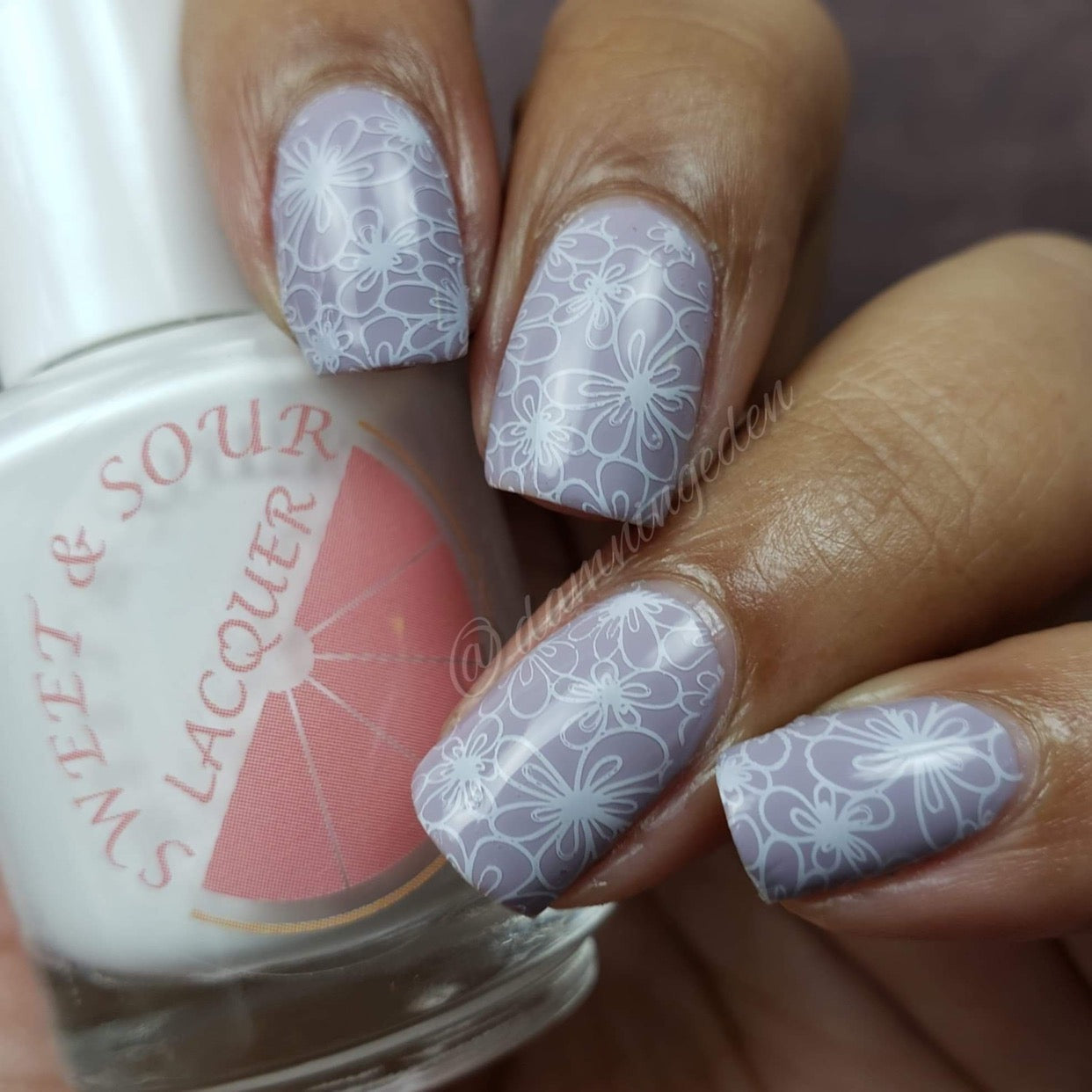 Sweet & Sour Lacquer | Black Velvet and White Silk Duo