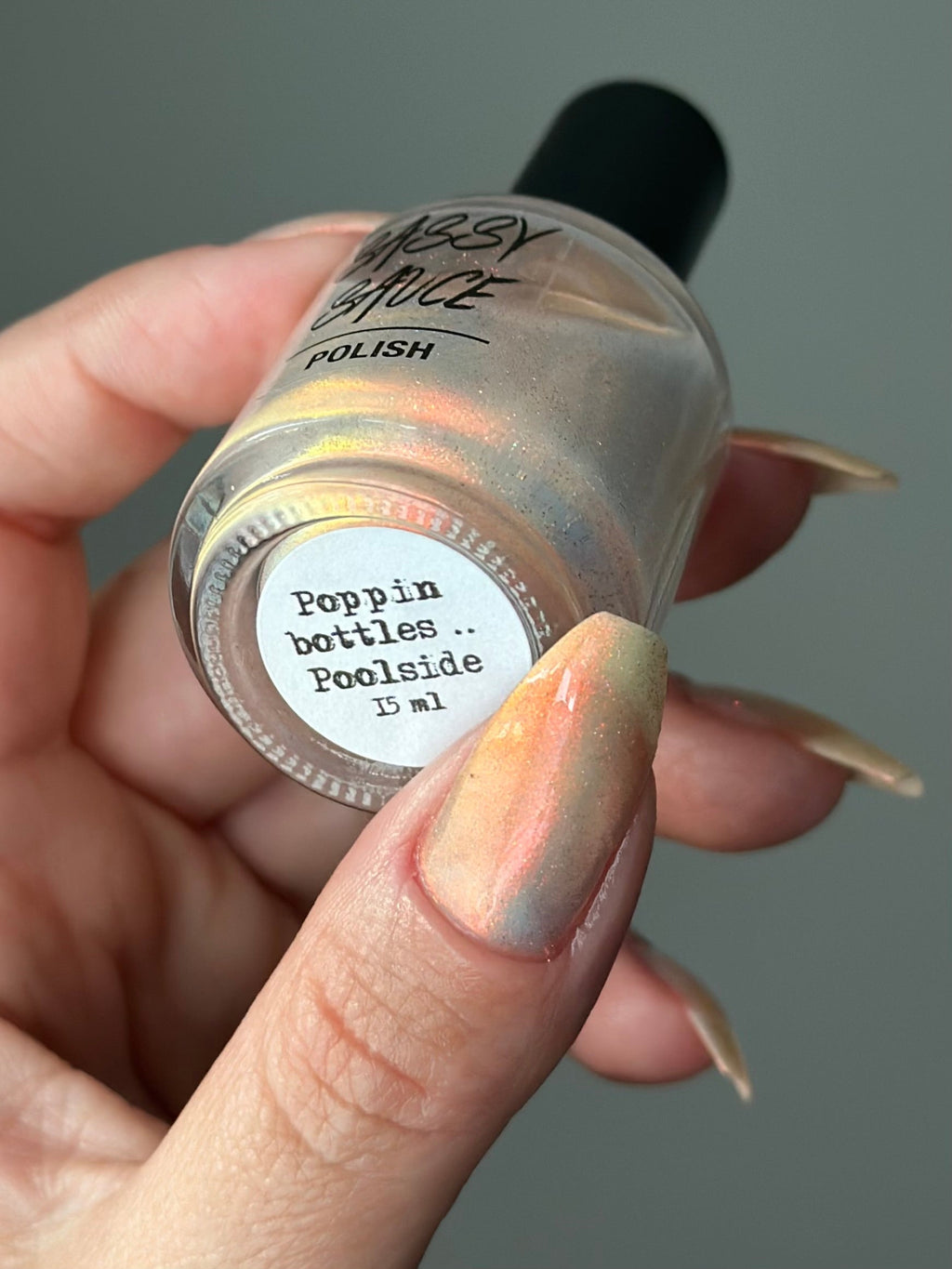Sassy Sauce Polish | Poppin bottles poolside