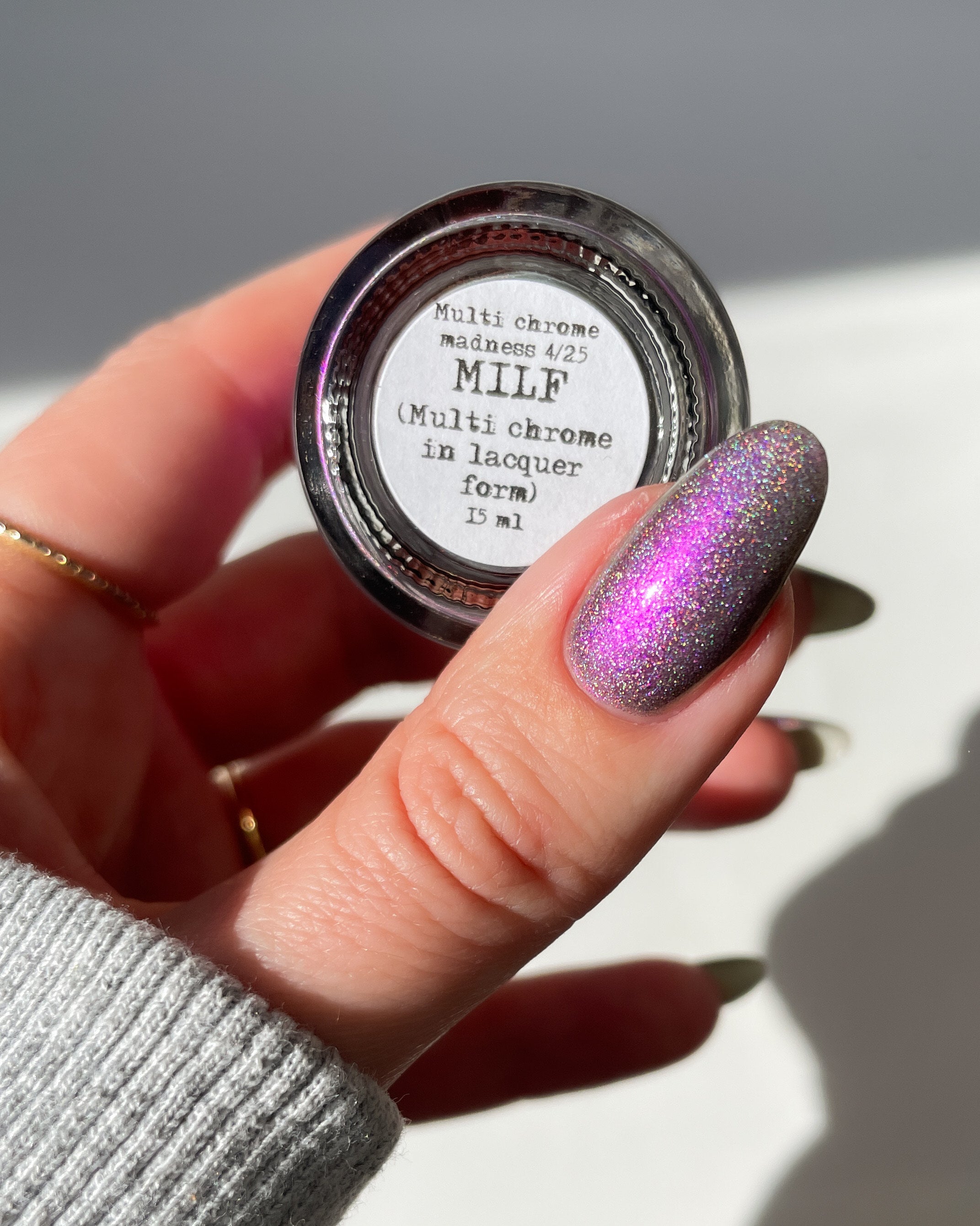 Sassy Sauce Polish | MILF (Multi chrome in lacquer form)