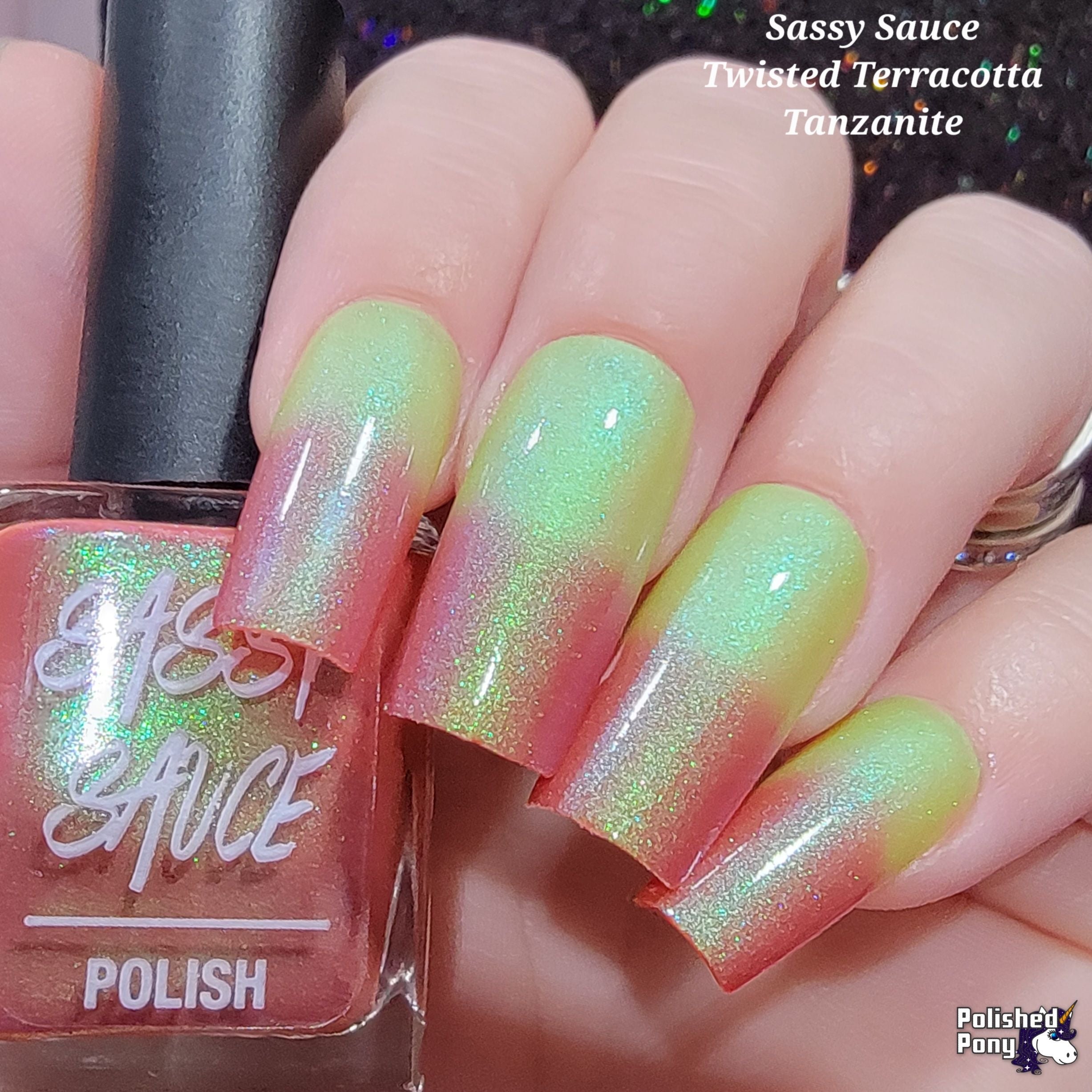 Sassy Sauce Polish | Twisted Terracotta Tanzanite