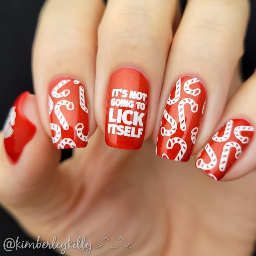 Hit the Bottle | "Bah Humbug 03" - stamping plate