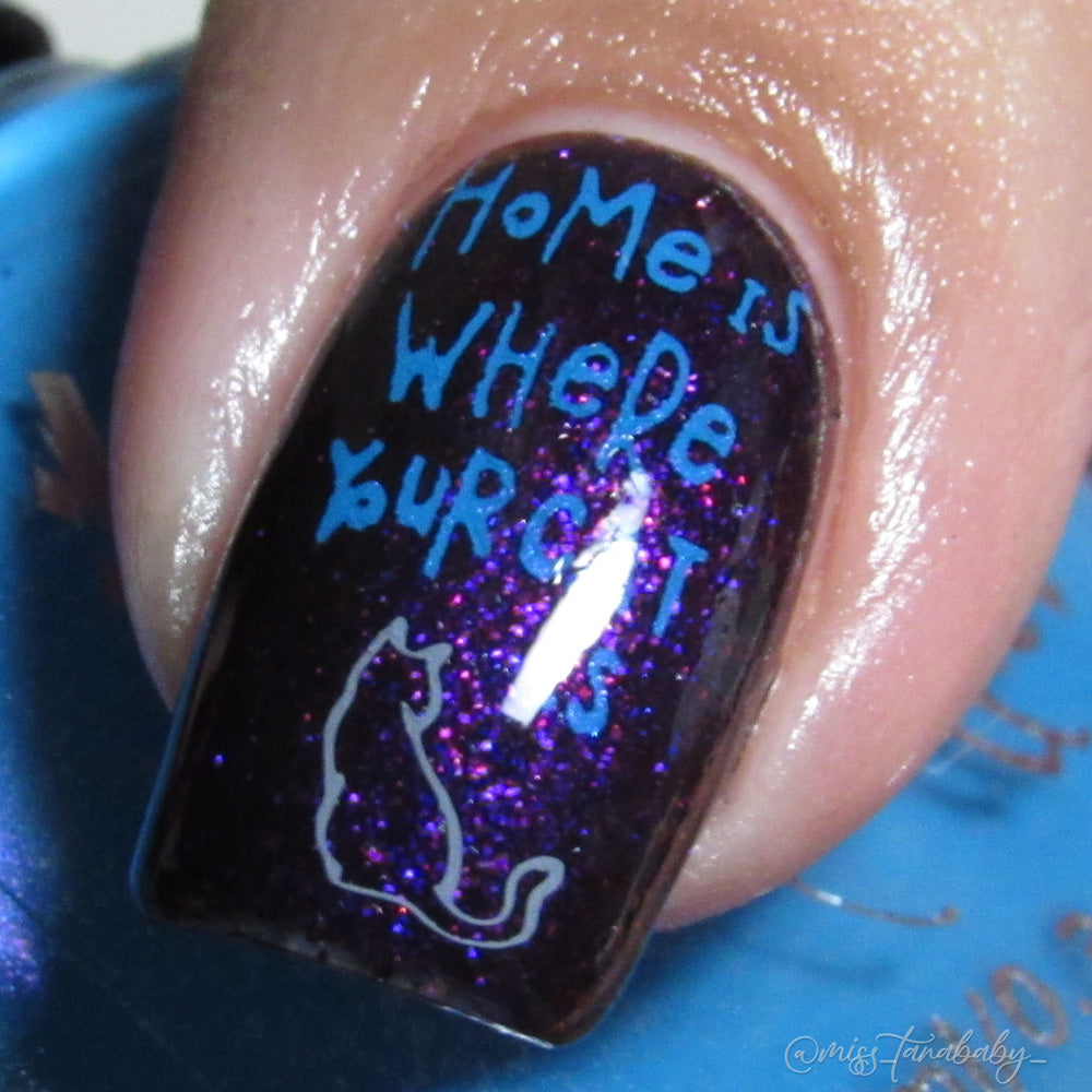 Hit the Bottle | "The Secret Life of Cats" stamping plate