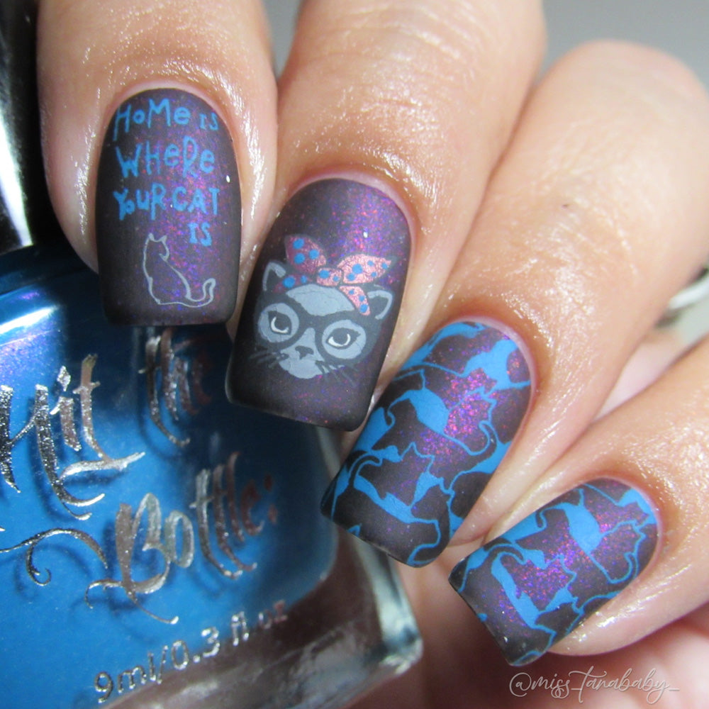 Hit the Bottle | "The Secret Life of Cats" stamping plate
