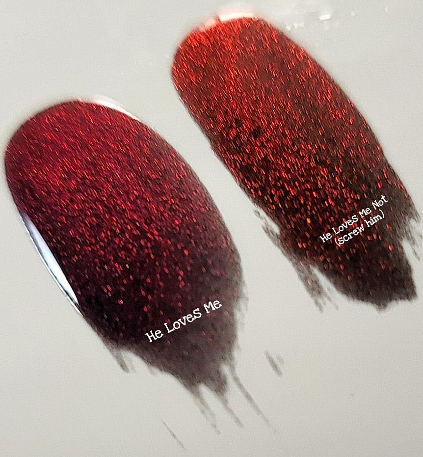 Sassy Sauce Polish | He loves me not (screw him)
