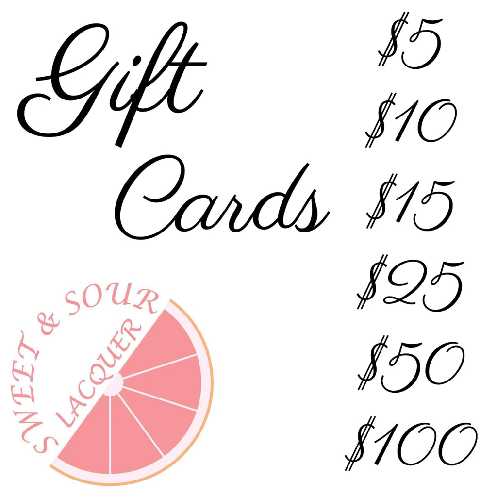 Sweet & Sour Lacquer | Lacquer Gift Card
