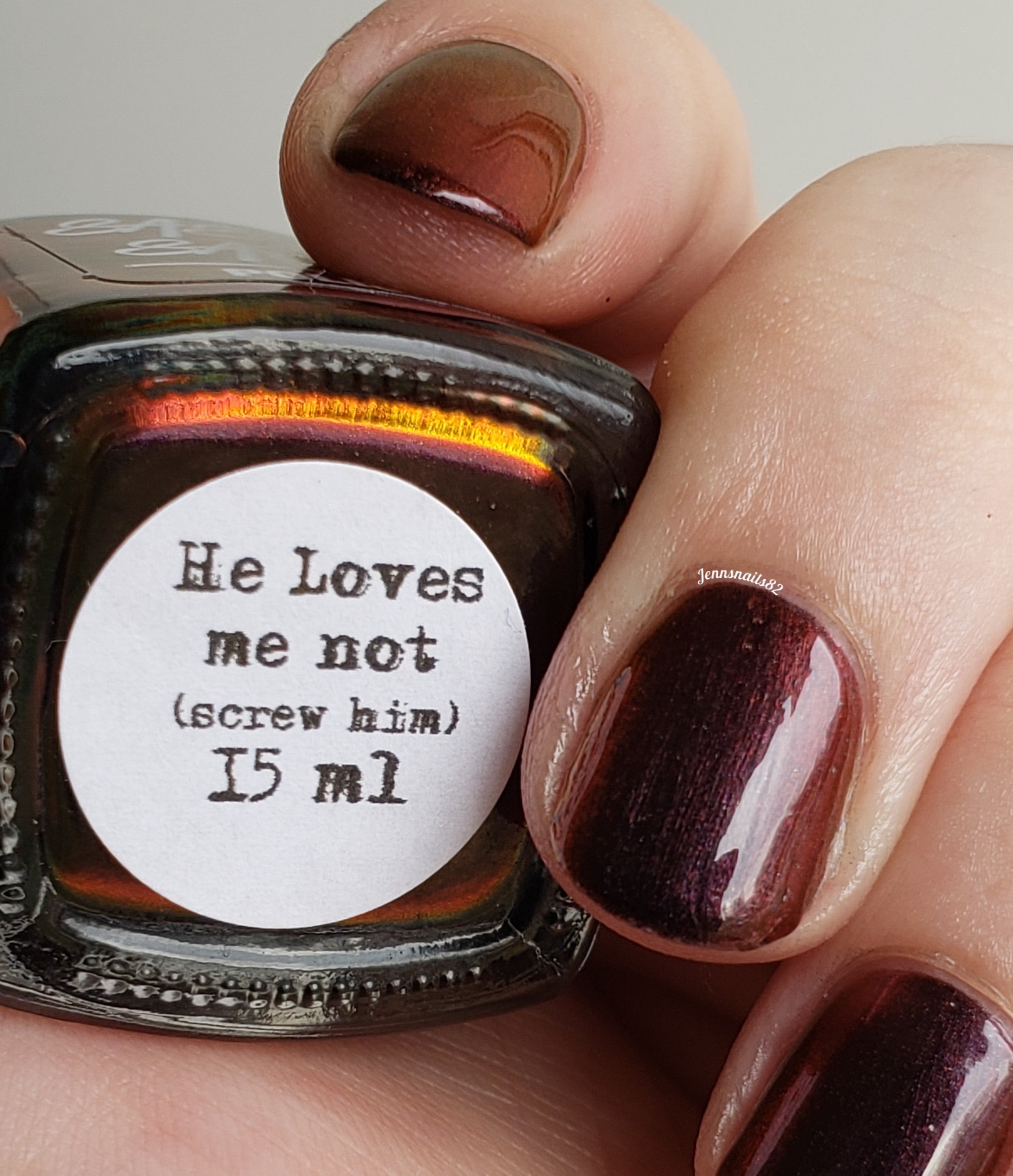 Sassy Sauce Polish | He loves me not (screw him)