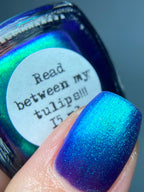 Sassy Sauce Polish | Read between my tulips
