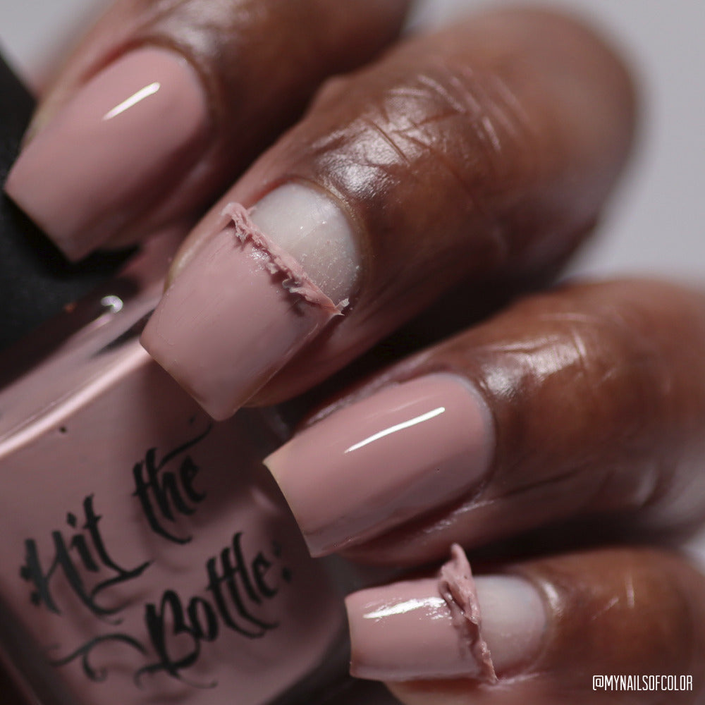 Hit the Bottle | "Rose Ash Undies" - peel off base coat