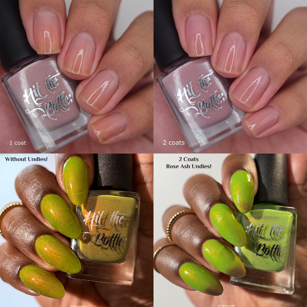 Hit the Bottle | "Rose Ash Undies" - peel off base coat